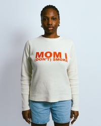 Adam's MOM I (DON'T) SMOKE Beige Thermal