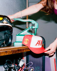 Adam's Red Trucker Hat
